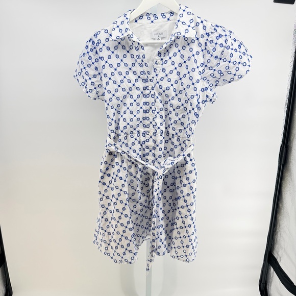 Alexis for Target Tulip Sleeve Embroidered Eyelet Belted Shirtdress - Picture 2 of 6